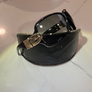Gucci buckle sunglasses